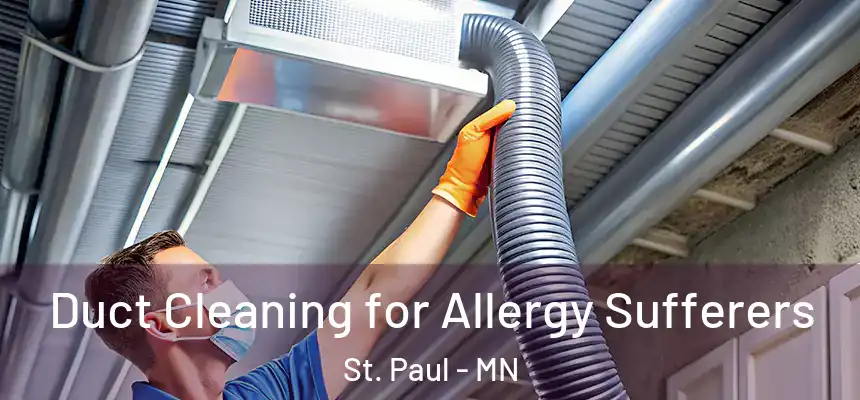 Duct Cleaning for Allergy Sufferers St. Paul - MN
